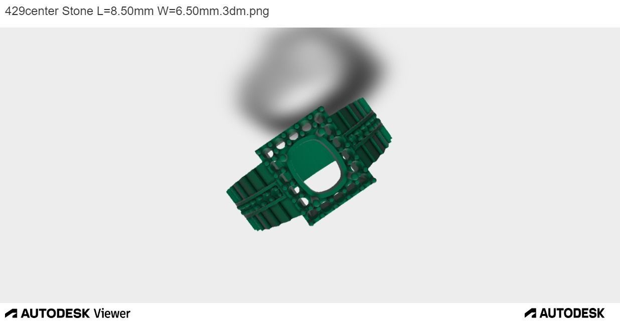 Men Ring With Asscher Cut Center Stone 3D print model_6