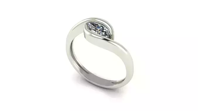 Marquise Gem 8x4 mm Fashion Ring