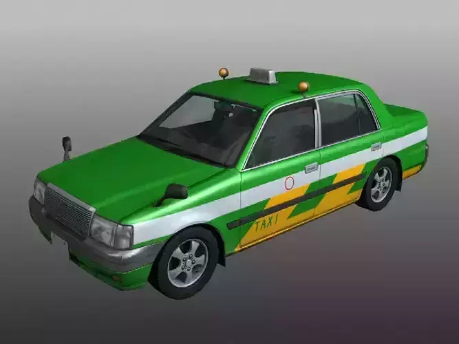 Japan Taxi 3D model