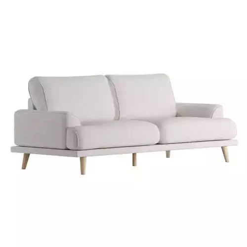 Karin sofa 3 seater Low-poly 3D model