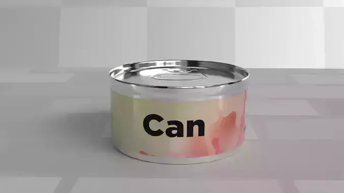 Small round Aluminium can
