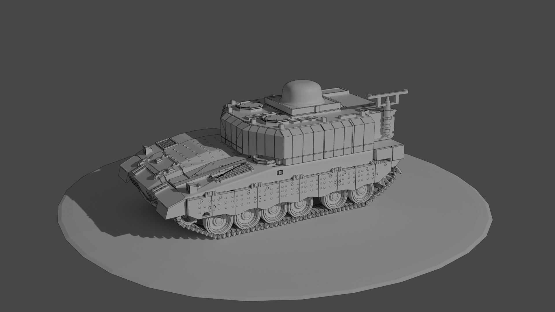 IDF Ofek Heavy APC 3D print model_2