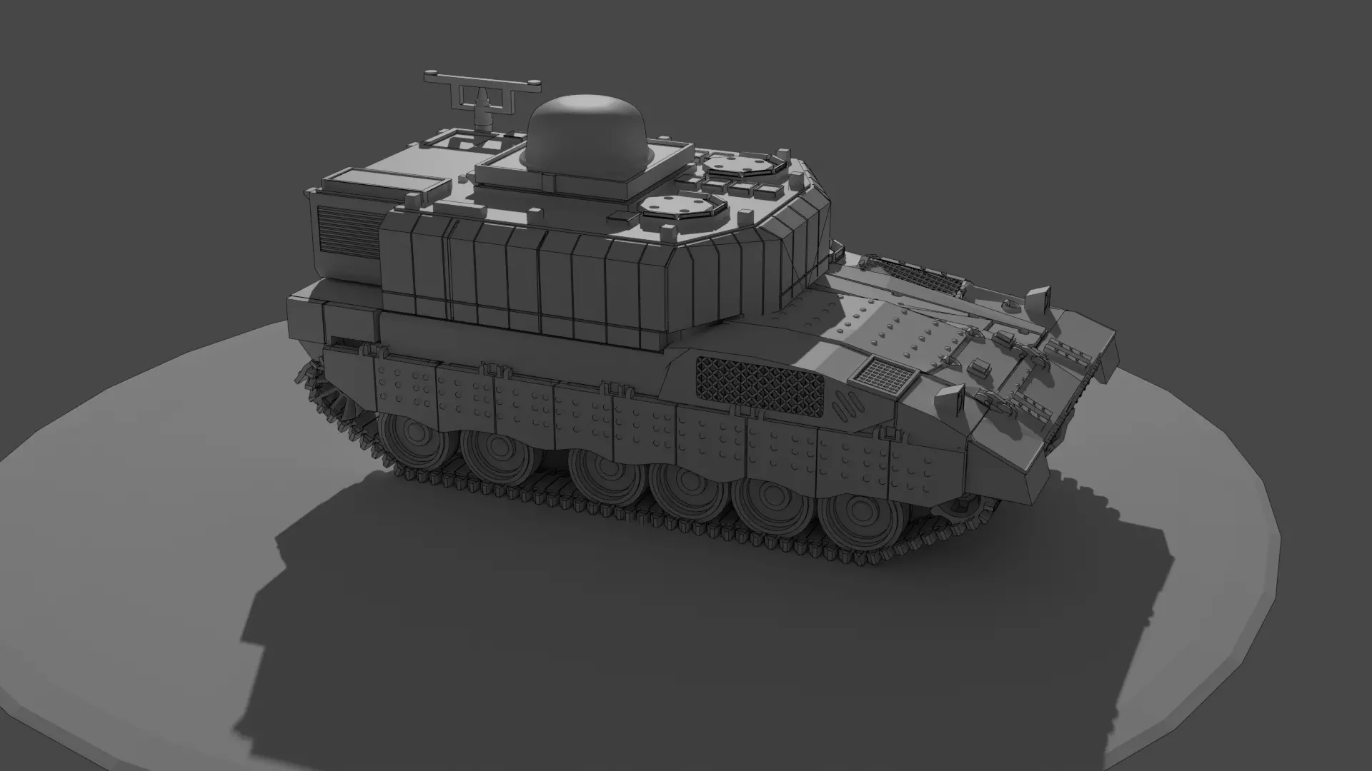 IDF Ofek Heavy APC 3D print model_0