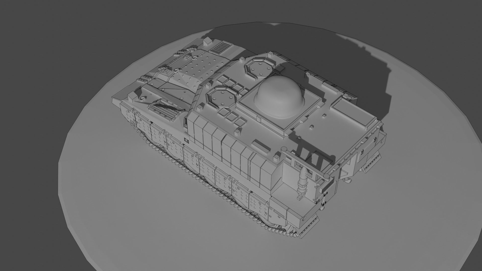 IDF Ofek Heavy APC 3D print model_3