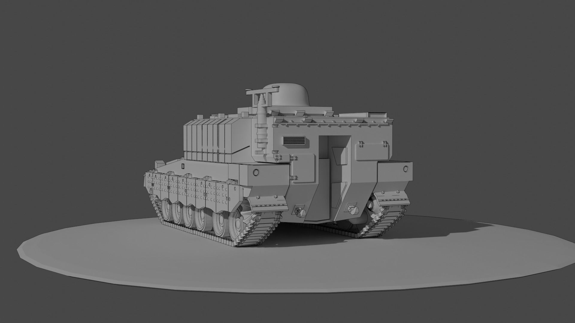 IDF Ofek Heavy APC 3D print model_1