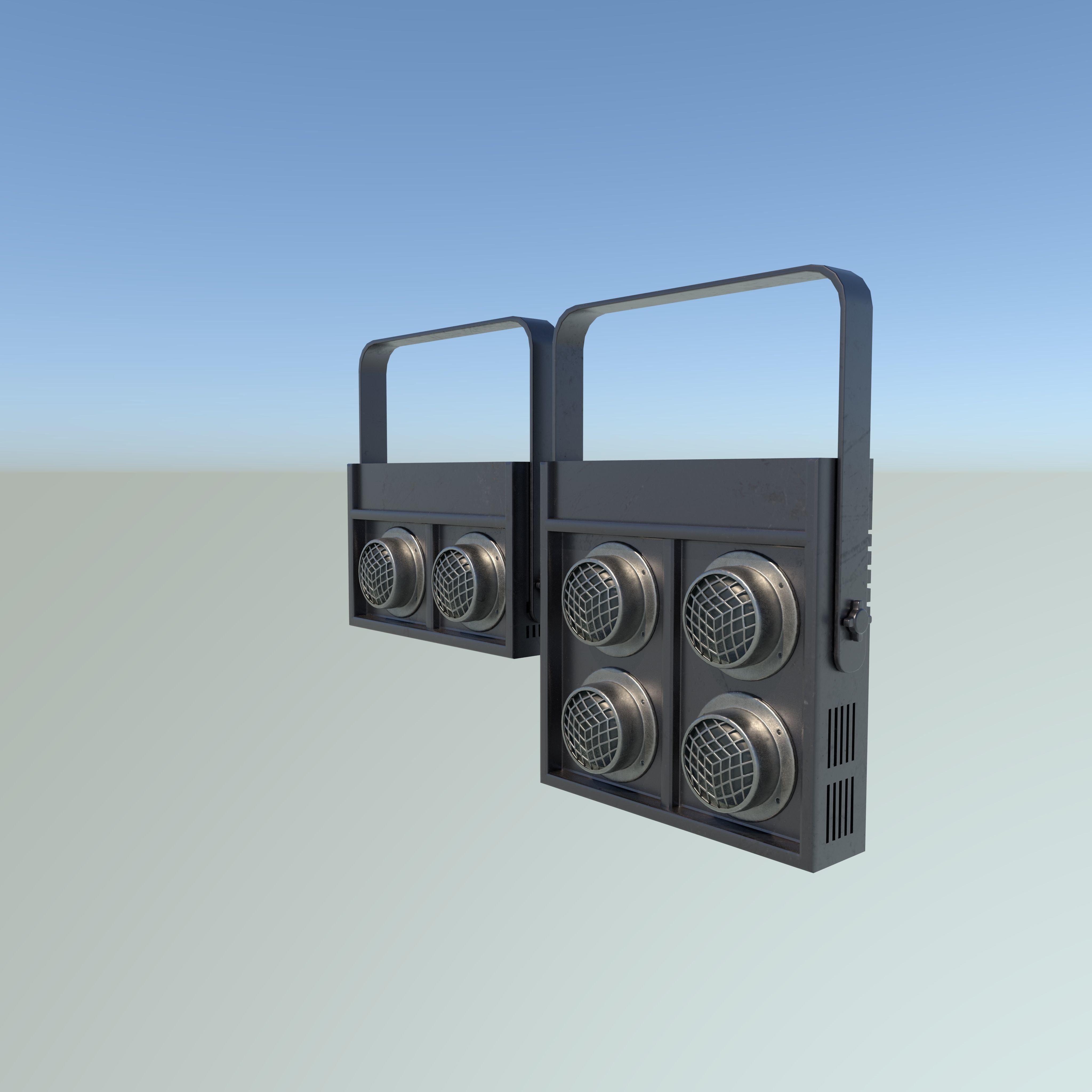 LED Blider 3D model_8