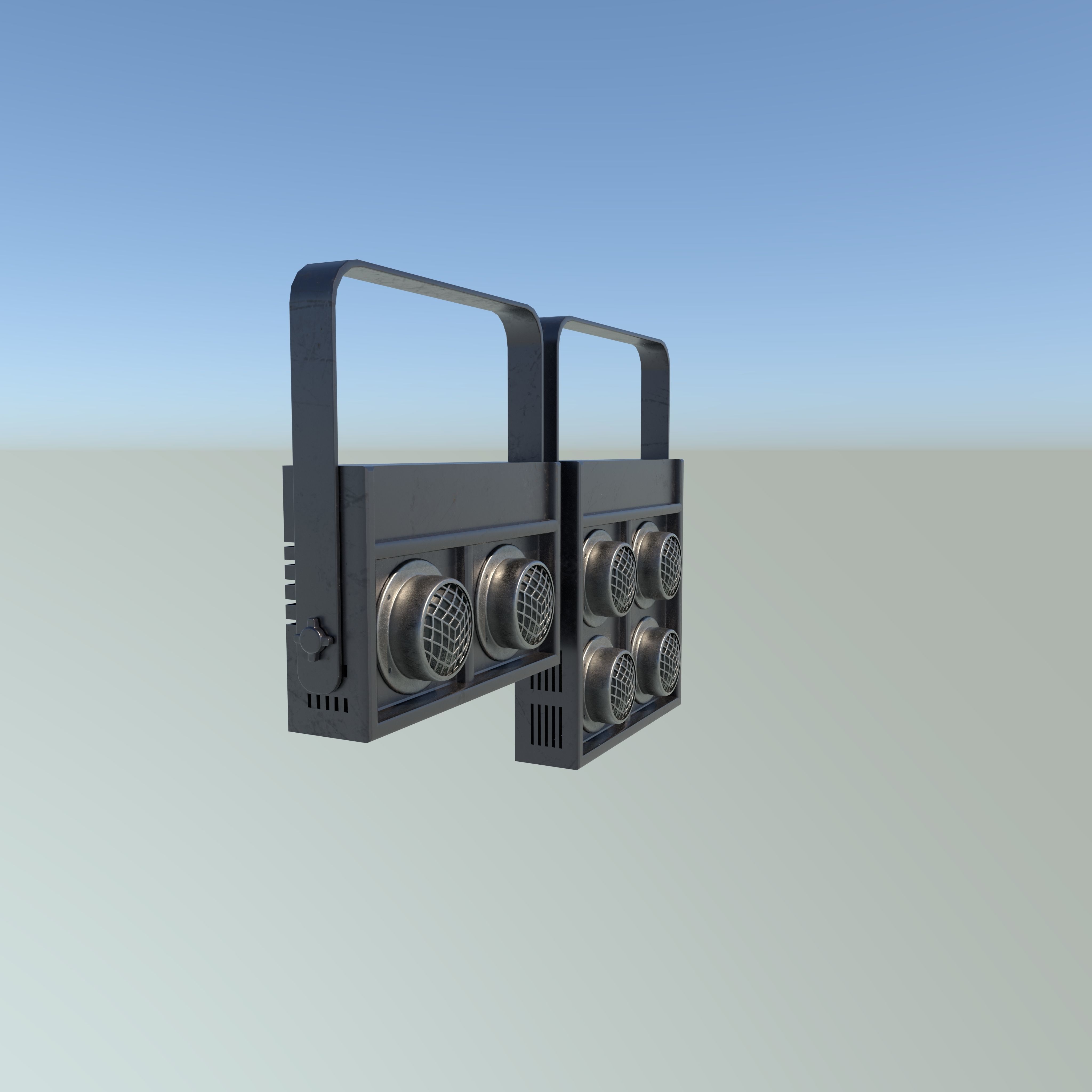 LED Blider 3D model_9