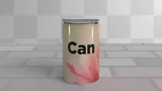 Aluminium Tin Can with platic cover