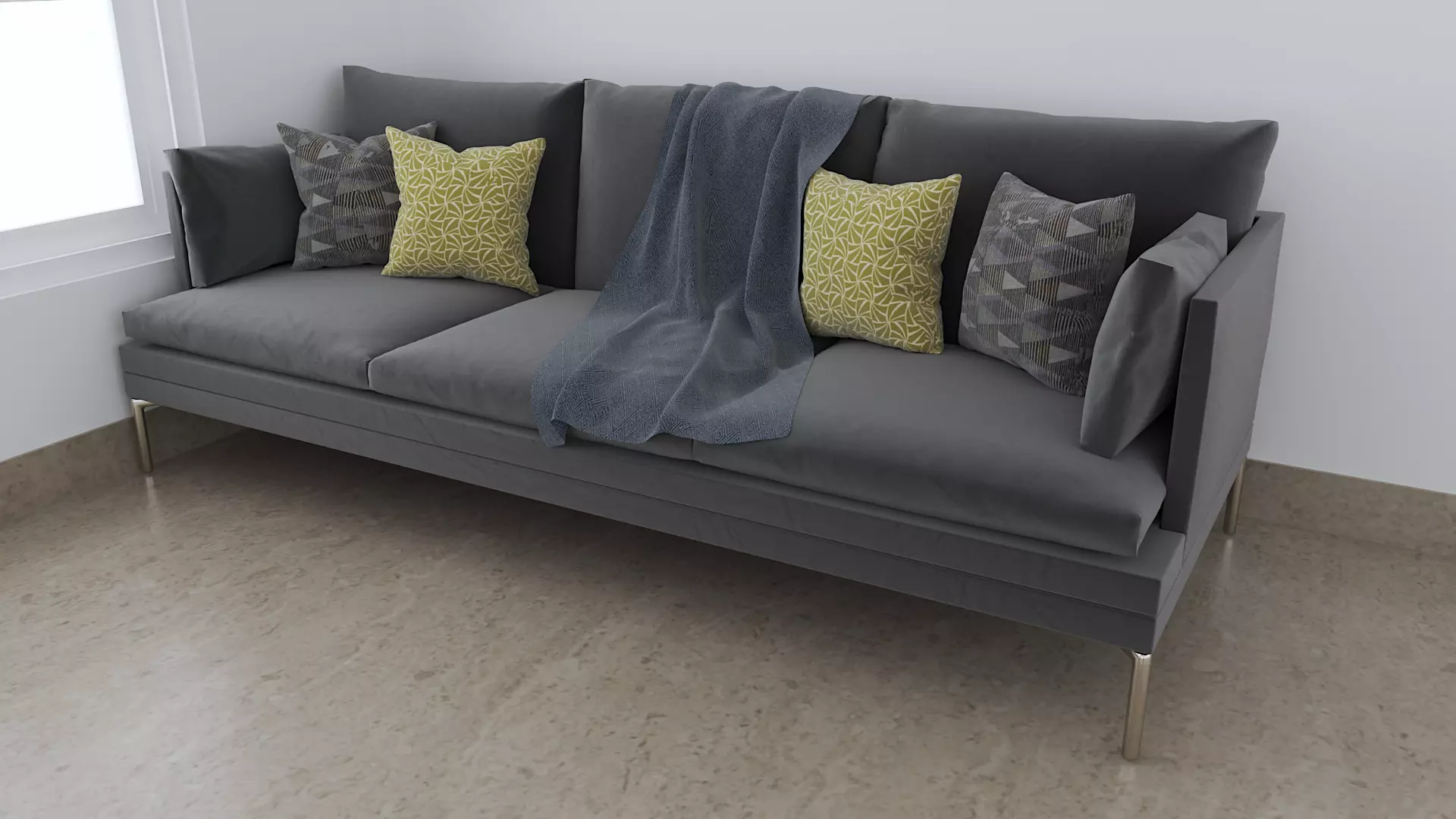 Couch 3D model_0