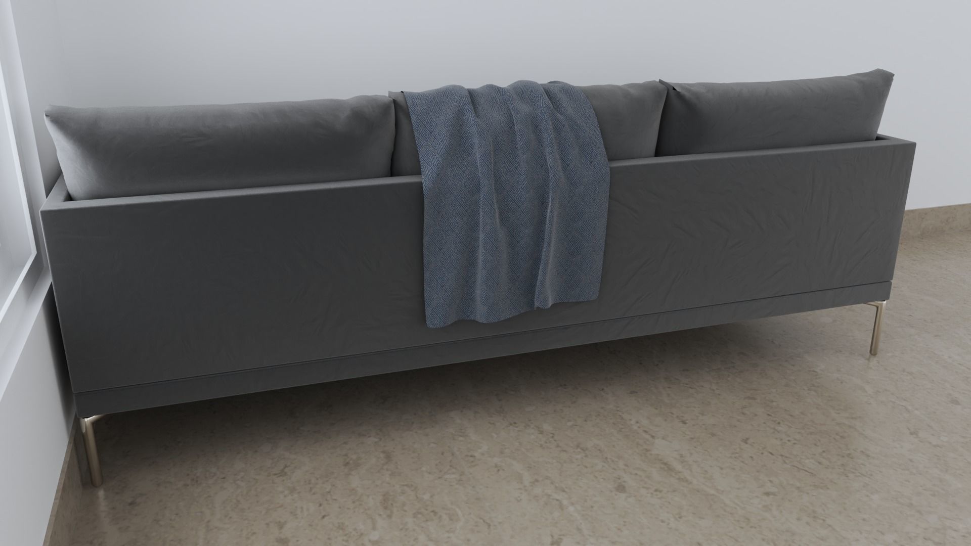 Couch 3D model_3