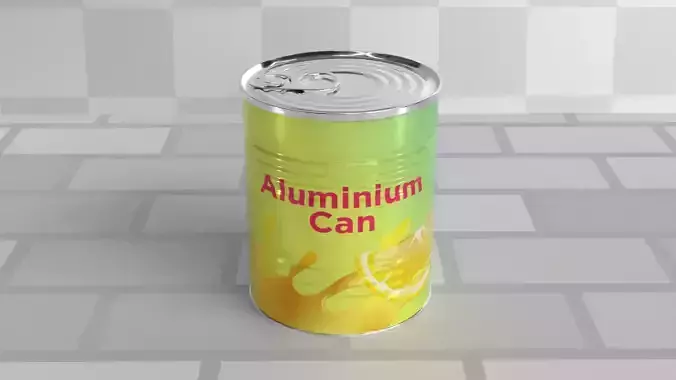 Aluminium tin cylindrical can