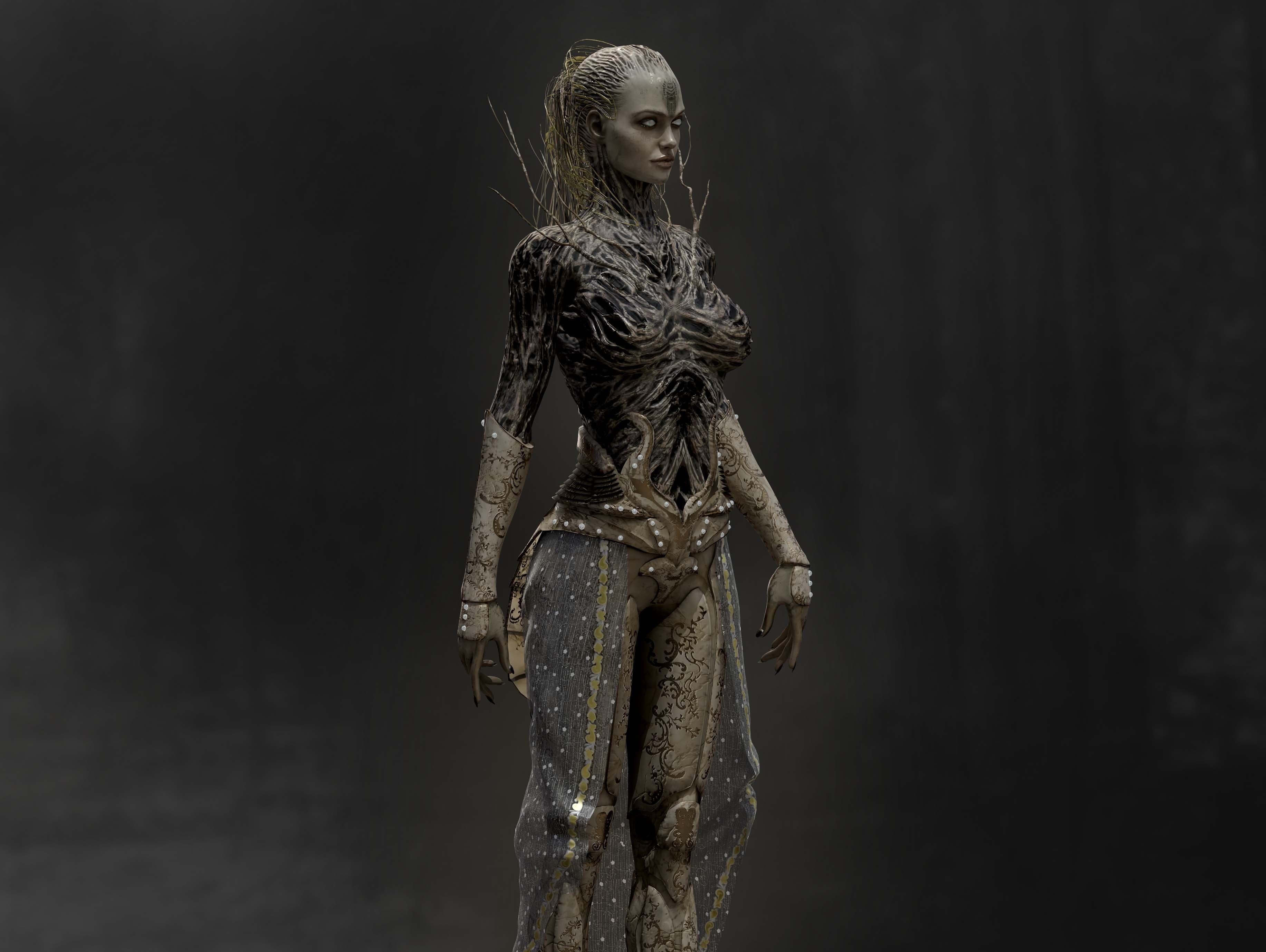 Anunnaki Low-poly 3D model_5