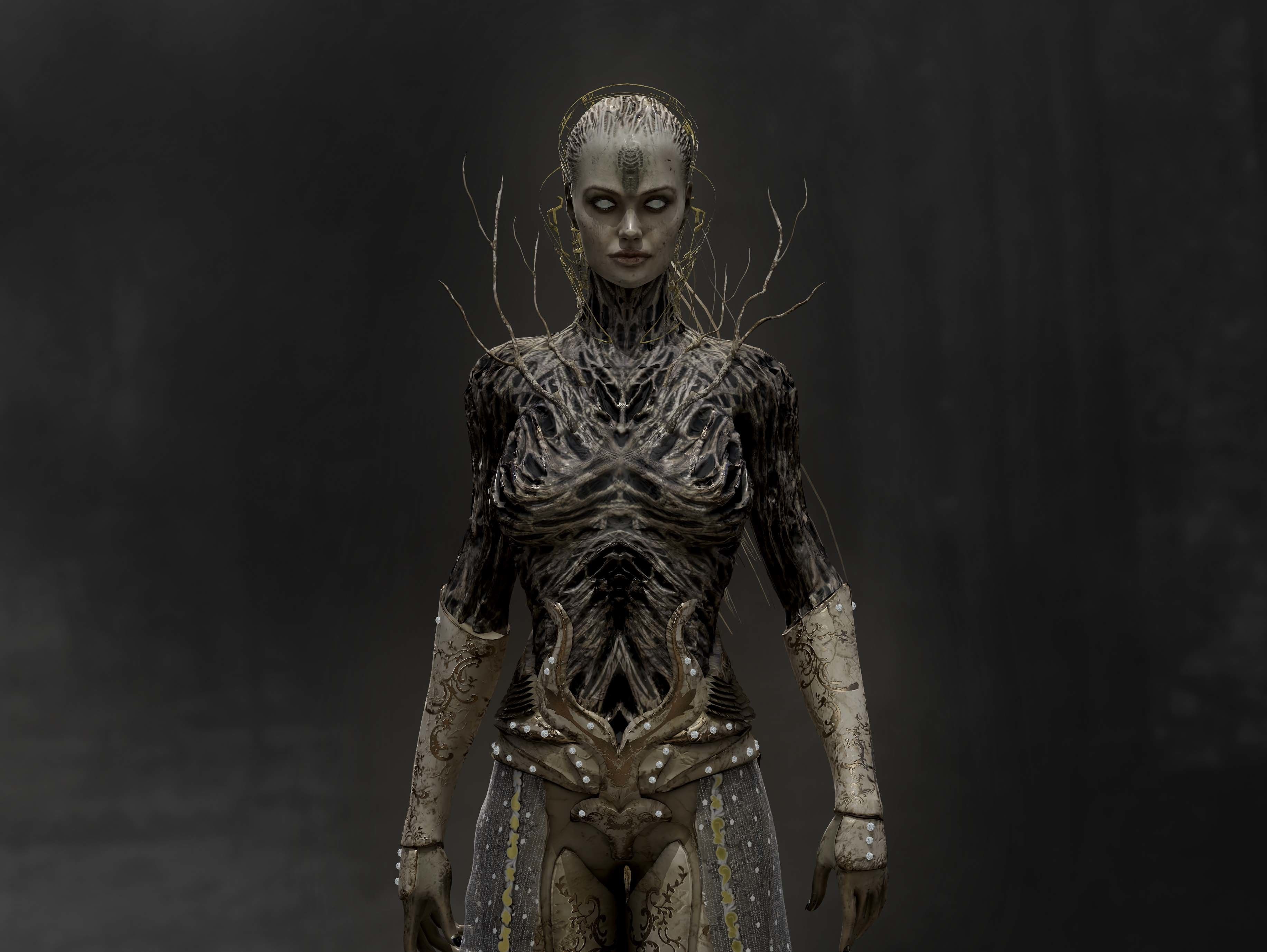 Anunnaki Low-poly 3D model_2