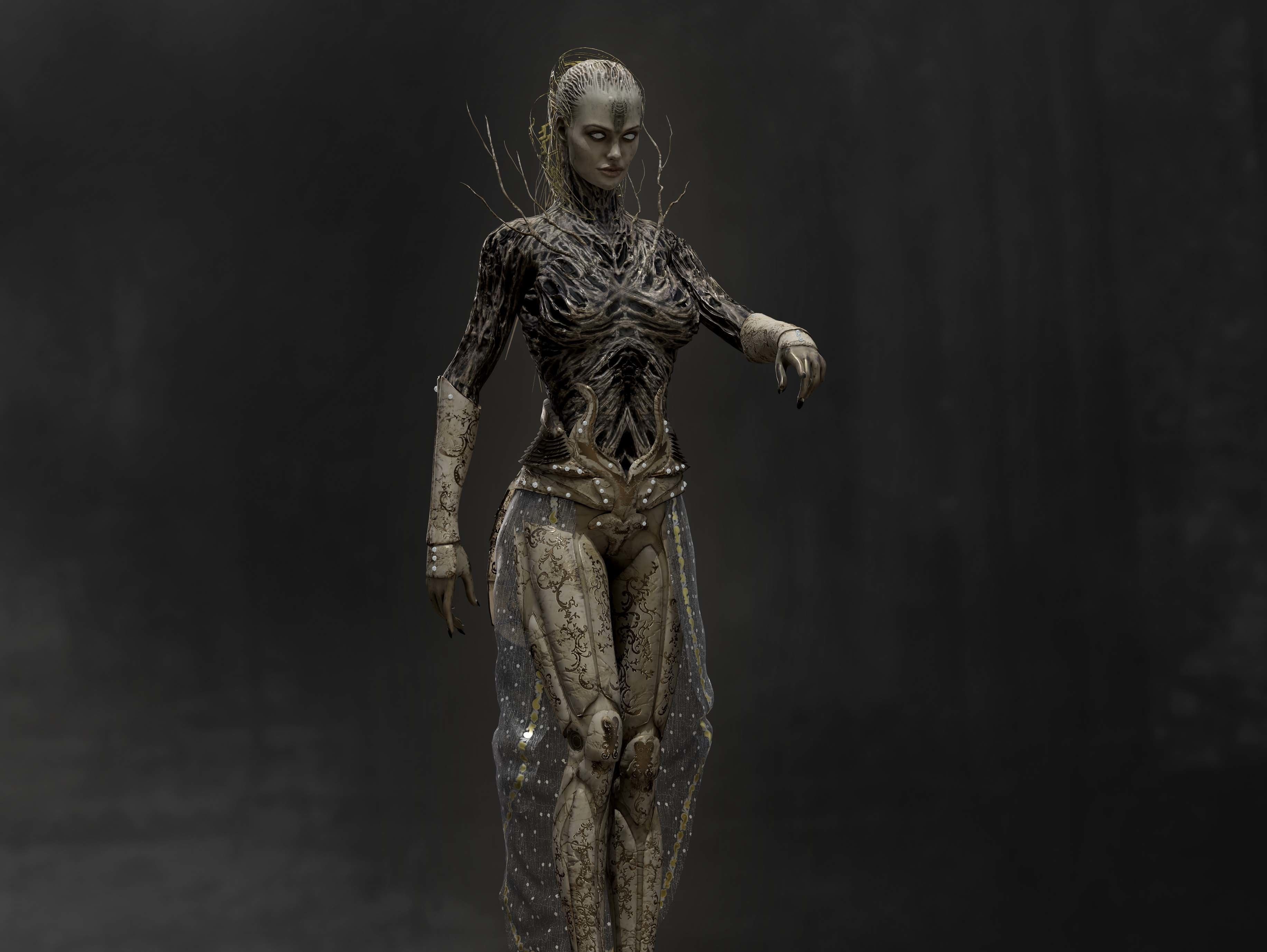 Anunnaki Low-poly 3D model_10