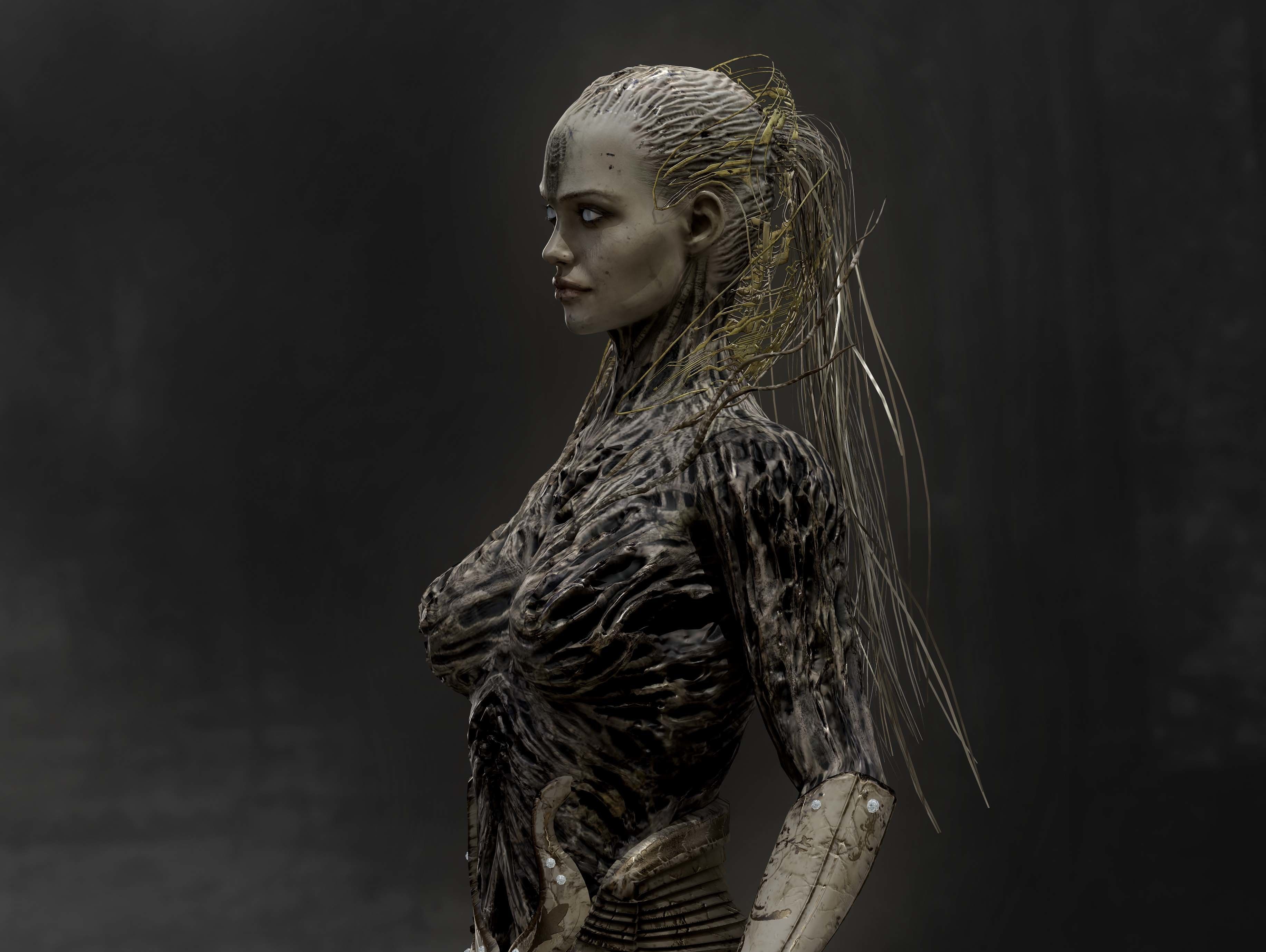 Anunnaki Low-poly 3D model_8