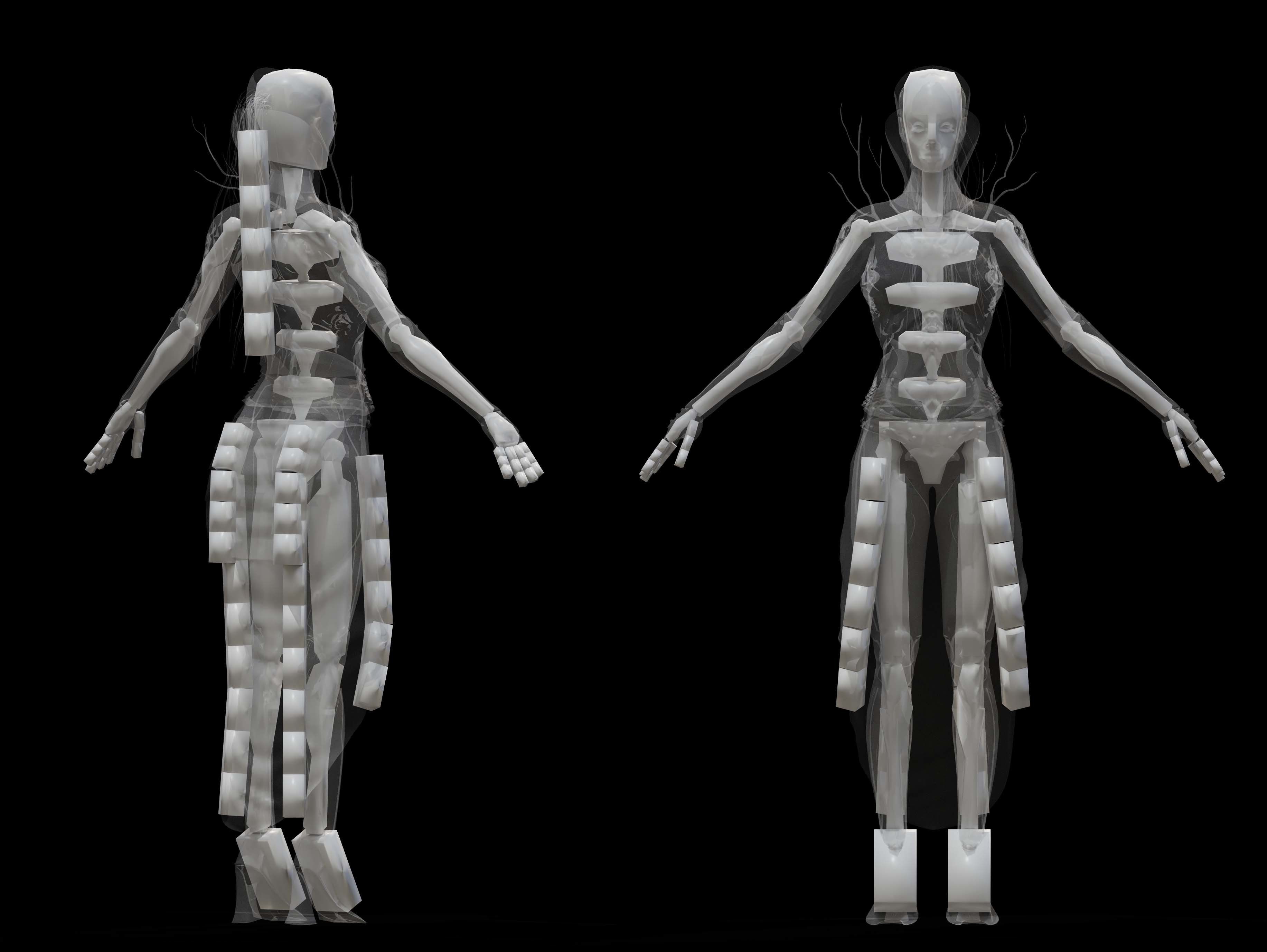 Anunnaki Low-poly 3D model_11