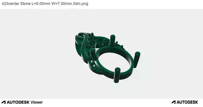 Unisex Pendant With Oval Cut Center Stone