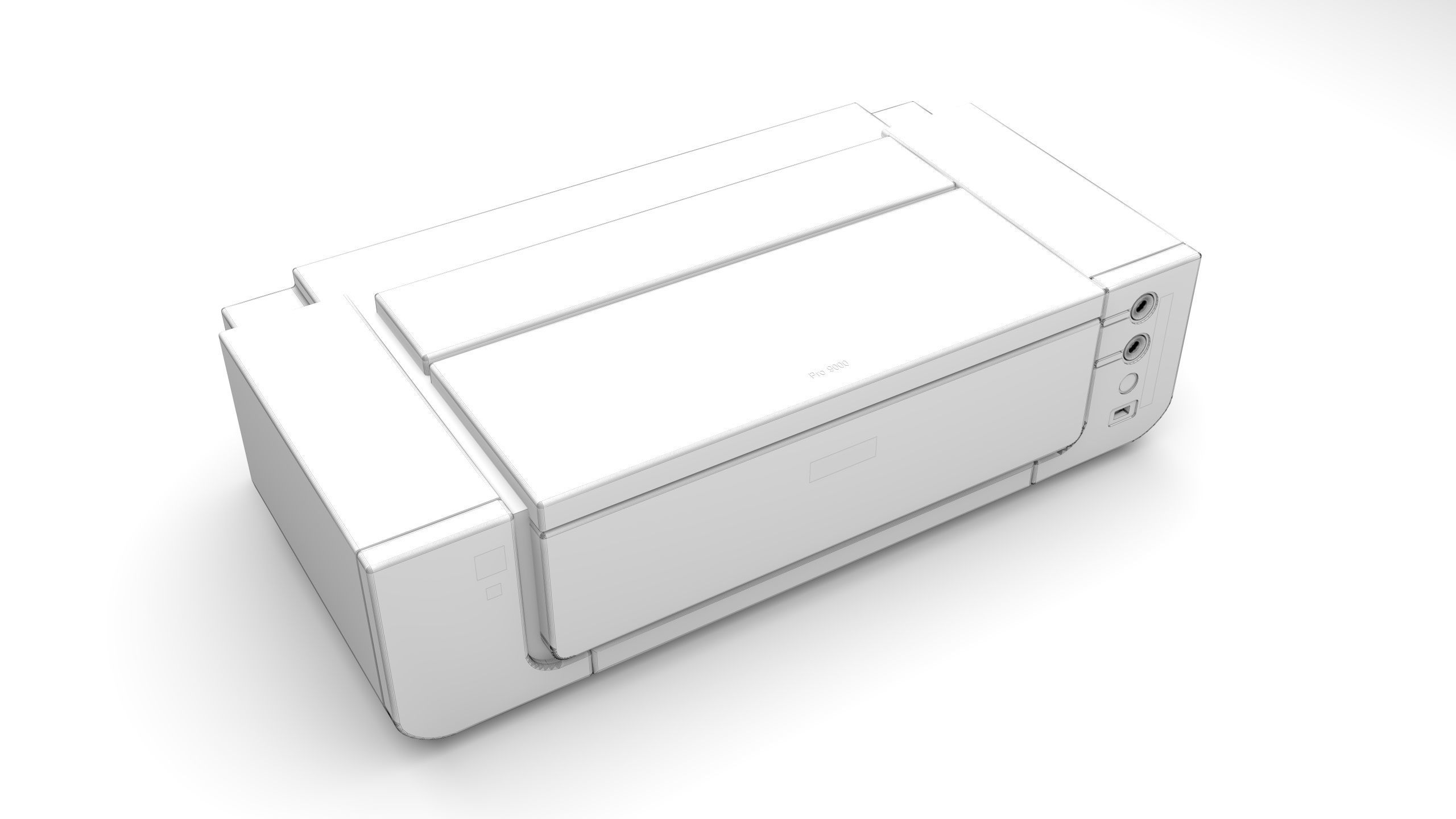 Canon Pixma Pro 9000 2006-2009 Free 3D model_4