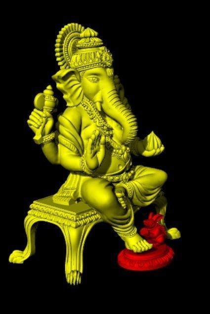 Ganesh ji 3D print model_2