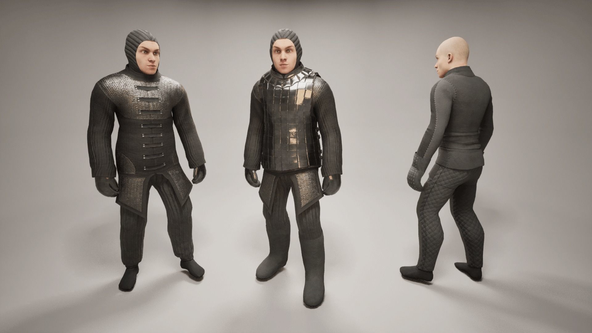 TAB Medieval Knight - 11 Low-poly 3D model_15