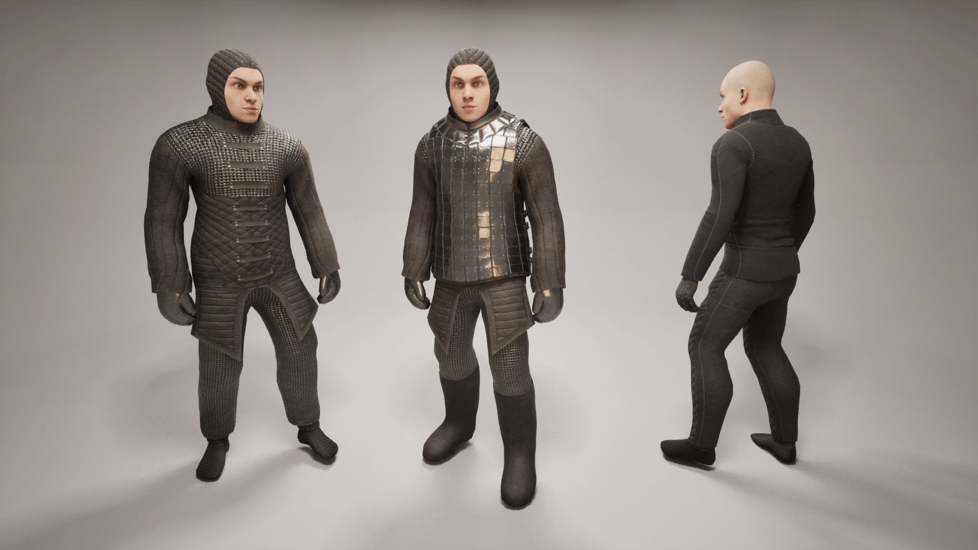 TAB Medieval Knight - 11 Low-poly 3D model_13