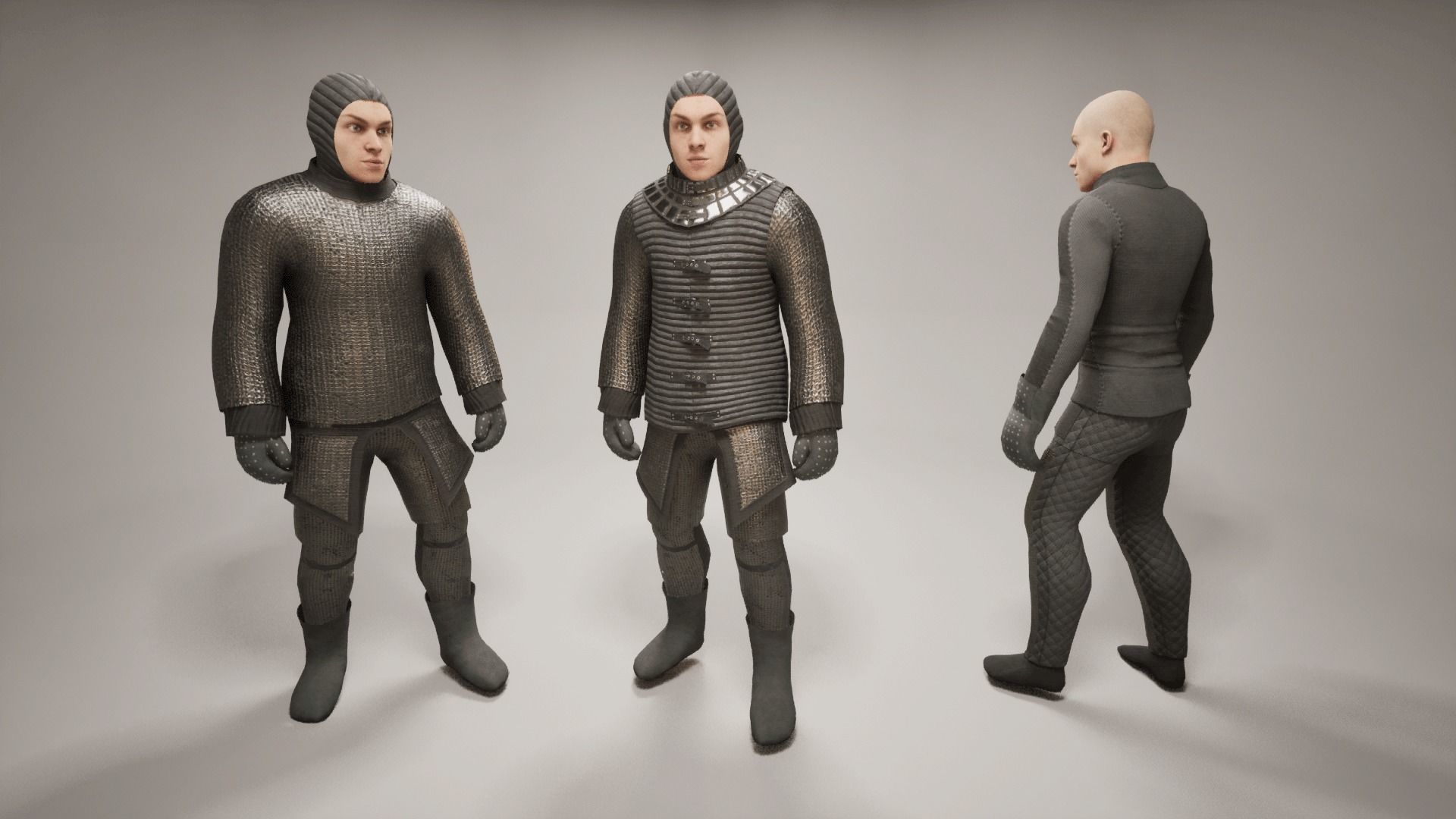 TAB Medieval Knight - 11 Low-poly 3D model_19