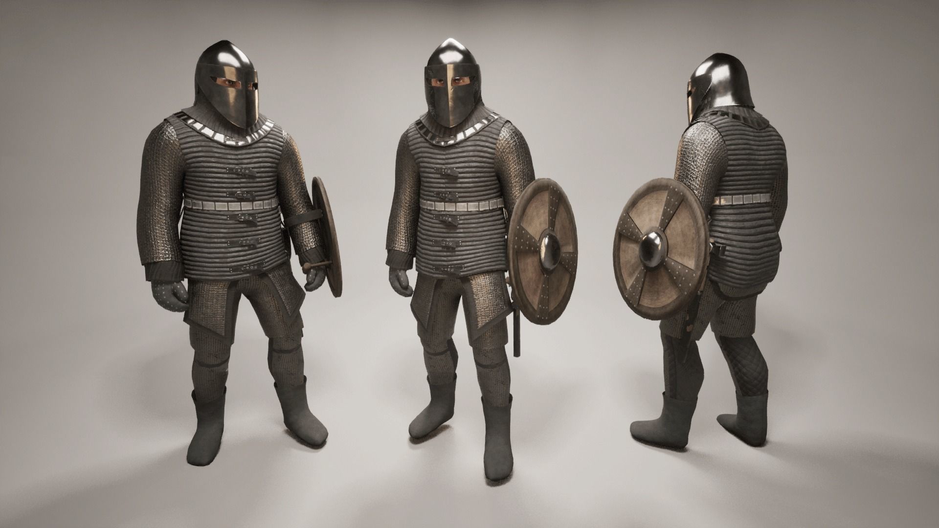 TAB Medieval Knight - 11 Low-poly 3D model_18