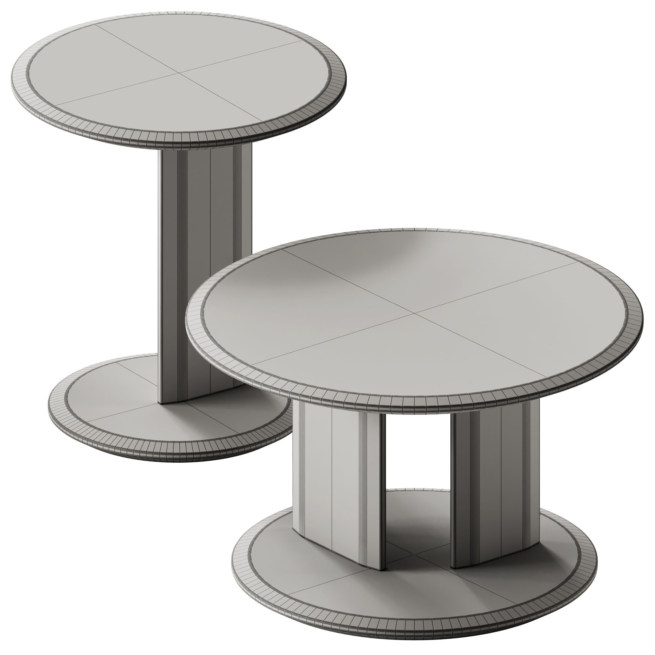 Mush Coffee Table by Poliform 3D model_6