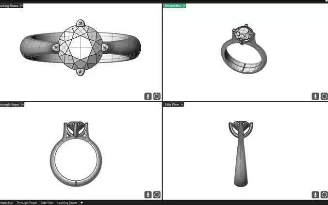 large round solitaire