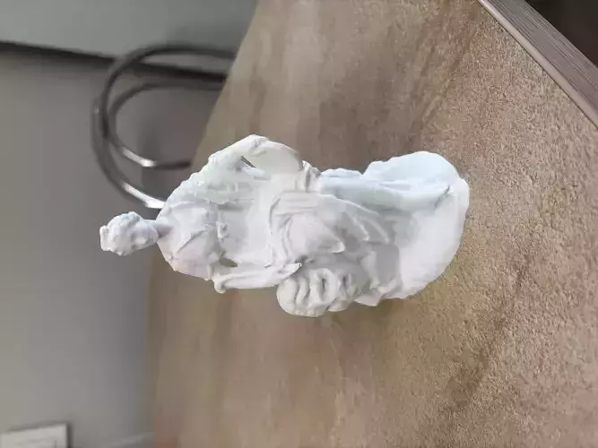 18 century baltic sculpture of a woman