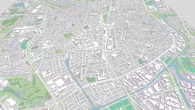 Cityscape Tilburg Netherlands