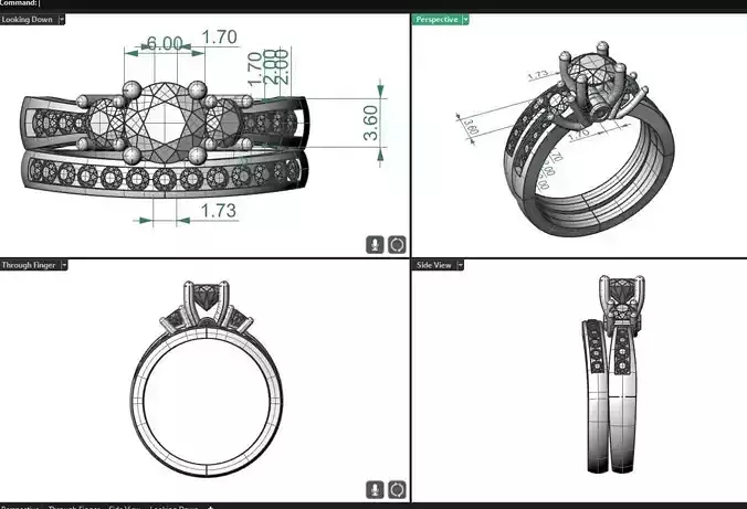 6mm round center engagement set 3D print model