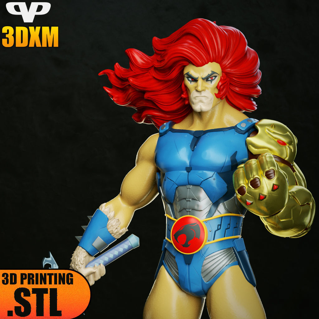 Lion-O Thundercats STL for 3D Printing ChibiSTL 3DXM 3D print model_1