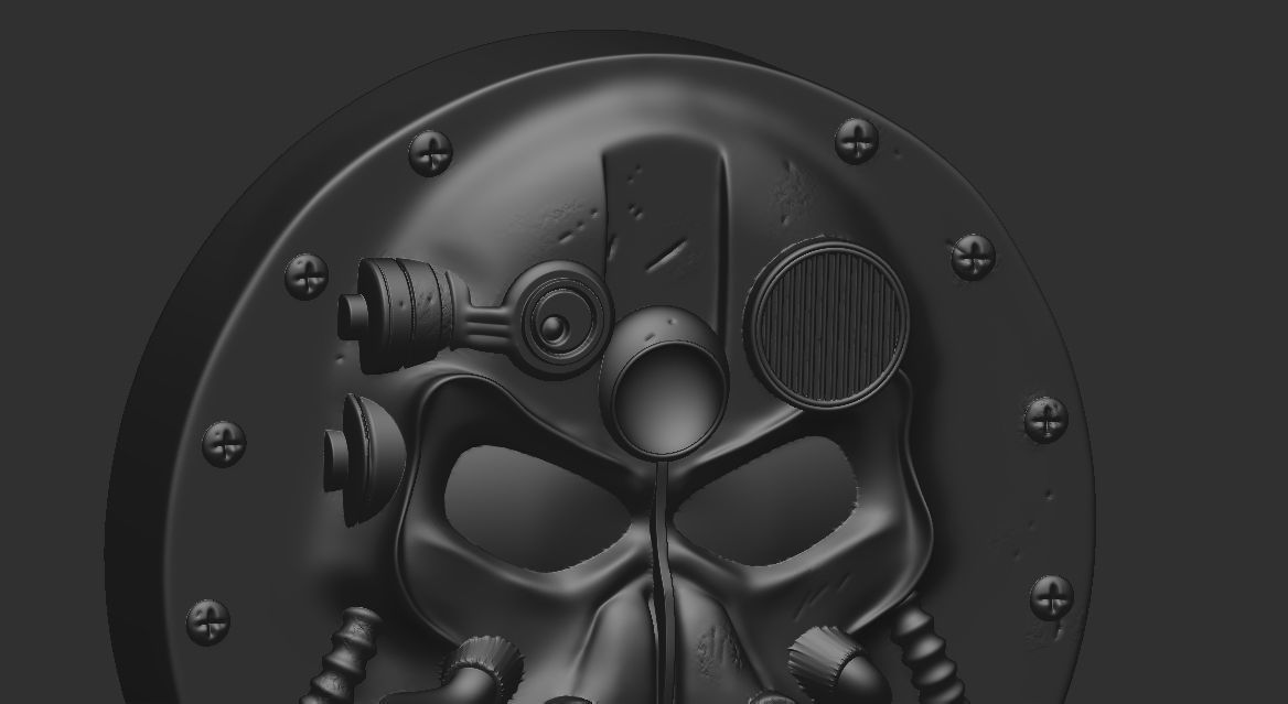 LLAVERO FALLOUT 3D print model_1