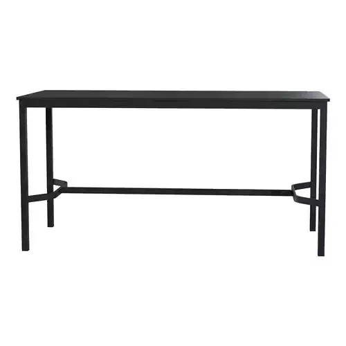 Drip HW62 Counter Table - Black Fenix Nano Laminate