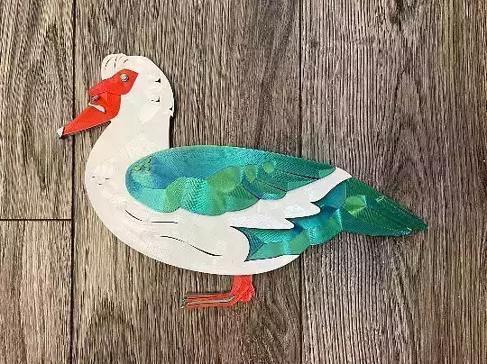 Muscovy Duck Wall Art Commercial 3D print model