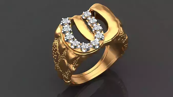 HORSE SHOE RING FOR  MEN AND WOMEN