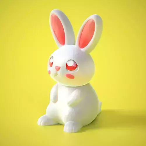 CUTE TINY RABBIT  NO SUPPORTS