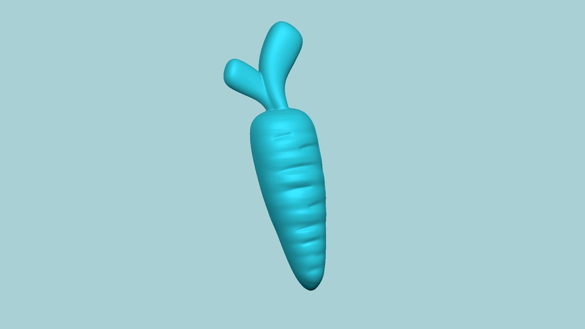 Jelly Candy Molding Carrot - Gummy Mould 3D print model_3