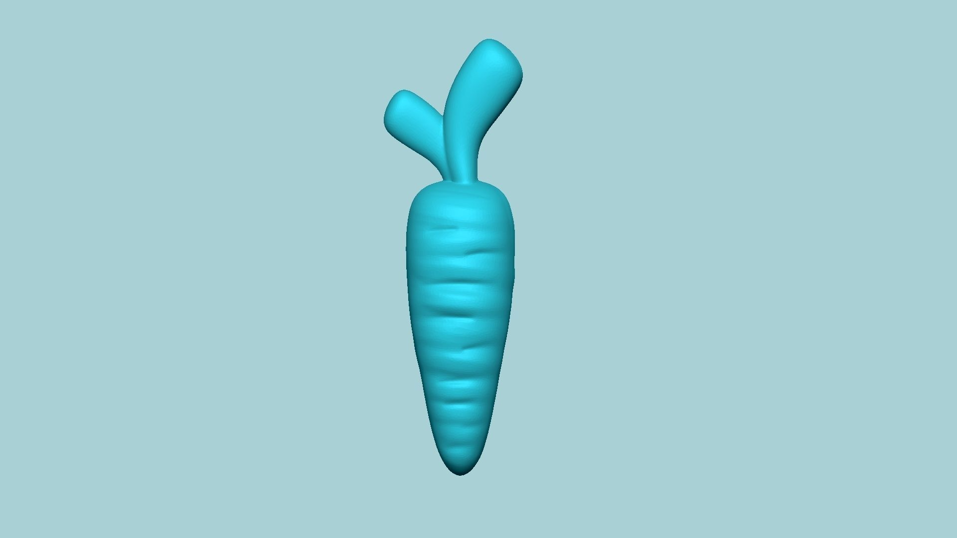 Jelly Candy Molding Carrot - Gummy Mould 3D print model_2