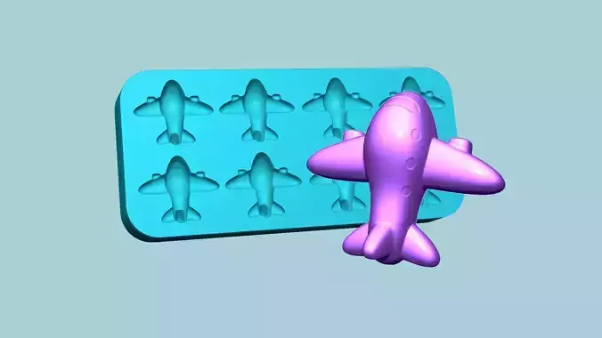 Jelly Candy Molding Airplane - Gummy Mould