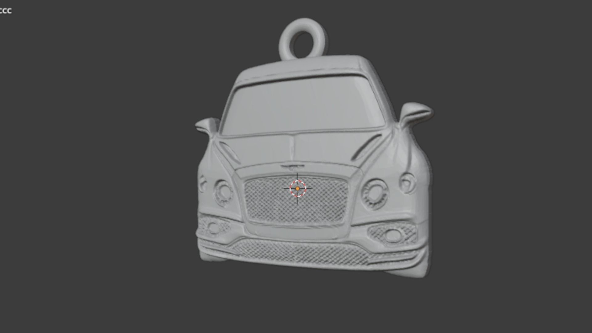 car pendant-07 printable jewelry  3D print model_5