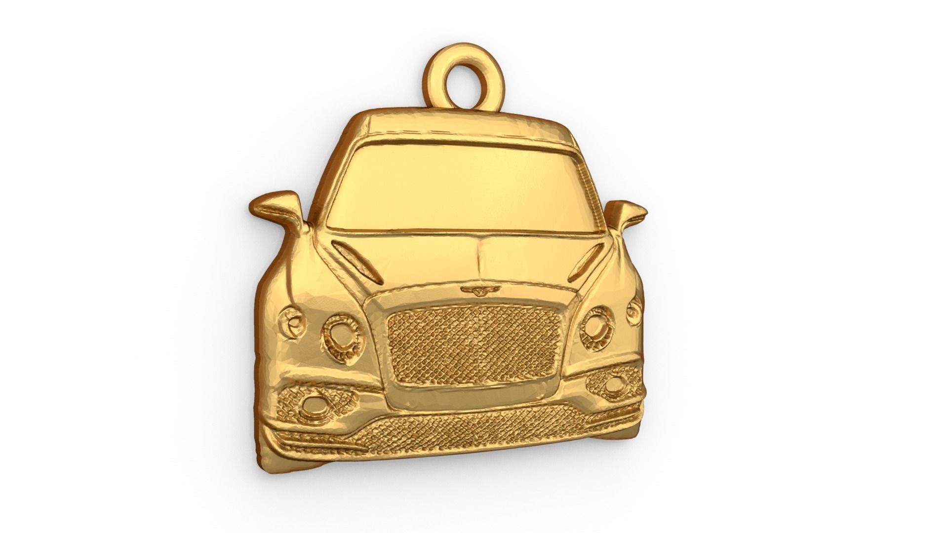 car pendant-07 printable jewelry  3D print model_1