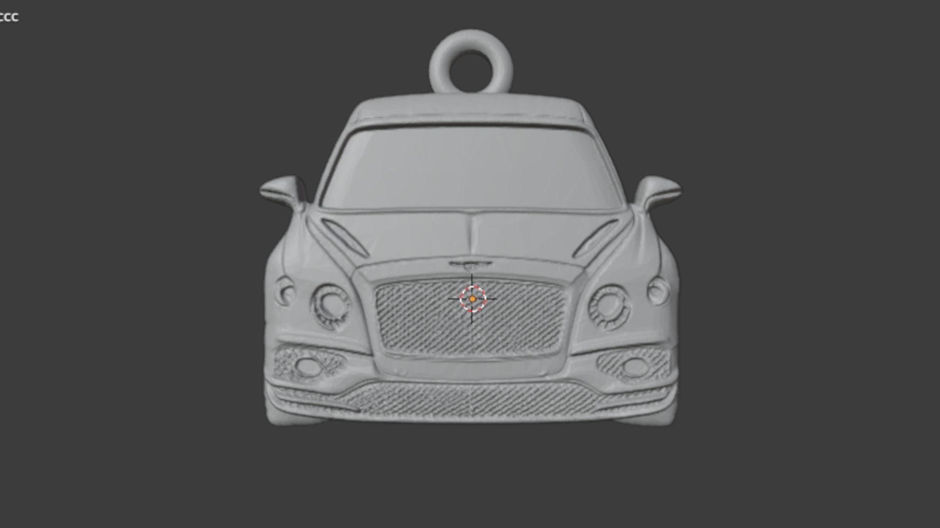 car pendant-07 printable jewelry  3D print model_6
