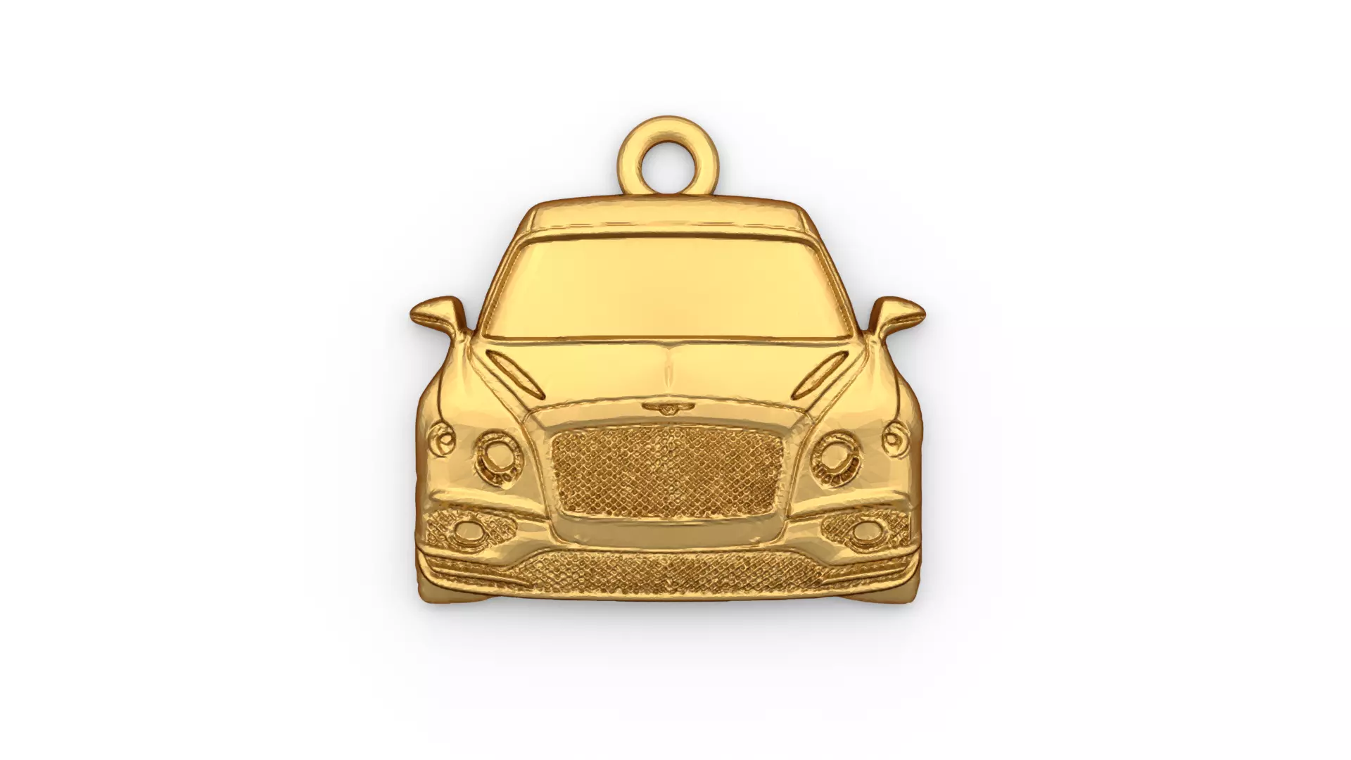 car pendant-07 printable jewelry  3D print model_0