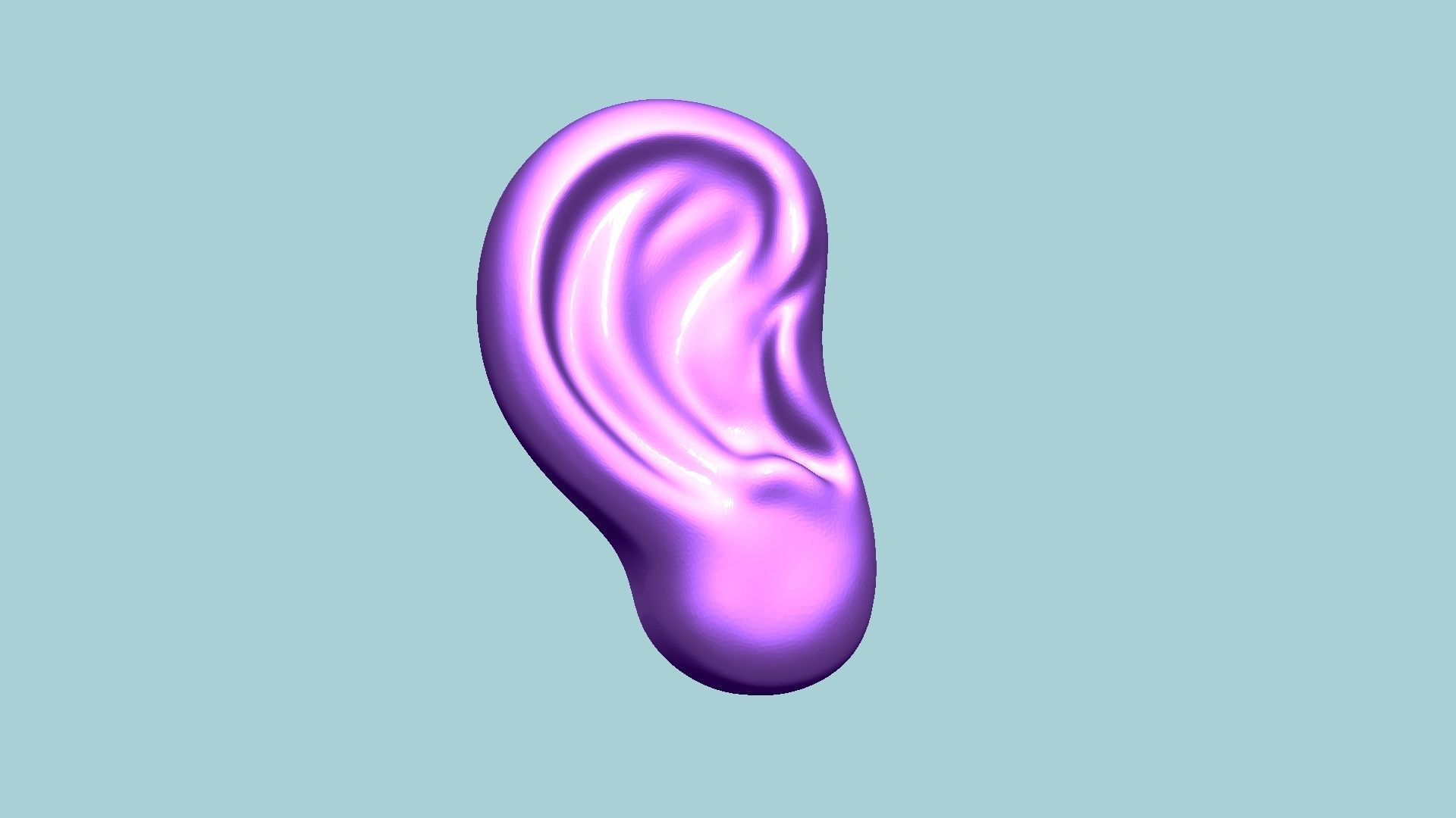 Jelly Candy Molding Ear - Gummy Mould 3D print model_8