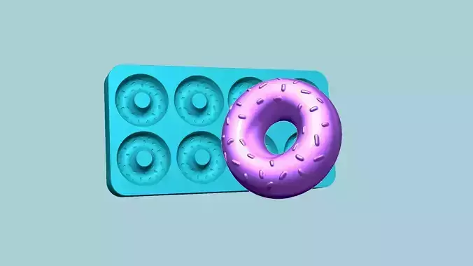 Jelly Candy Molding Donuts - Gummy Mould