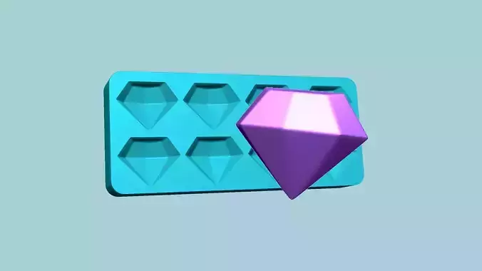 Jelly Candy Molding Diamond - Gummy Mould