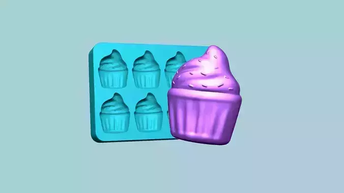 Jelly Candy Molding Cupcake - Gummy Mould