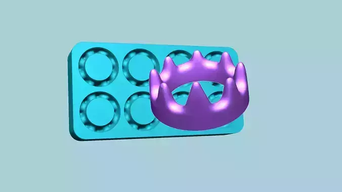 Jelly Candy Molding Crown - Gummy Mould